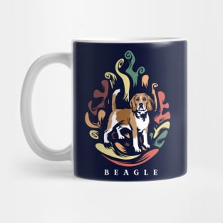 Beagle | Retro design for Dog Lovers Mug